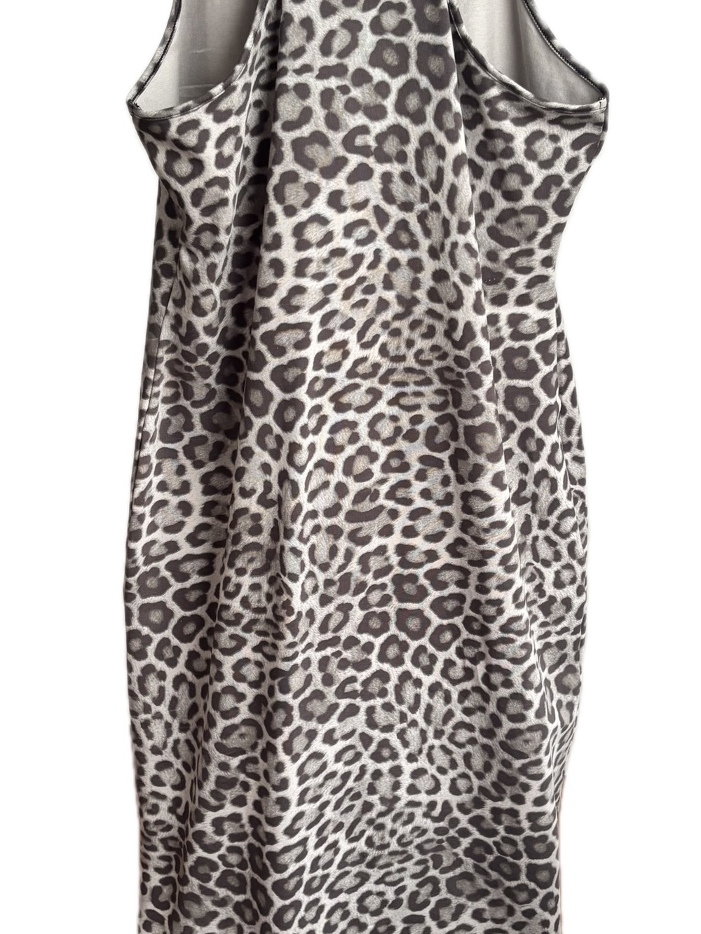 PUMA Leo Luxe Leopard Print Racerback Midi Dress NWOT Size M